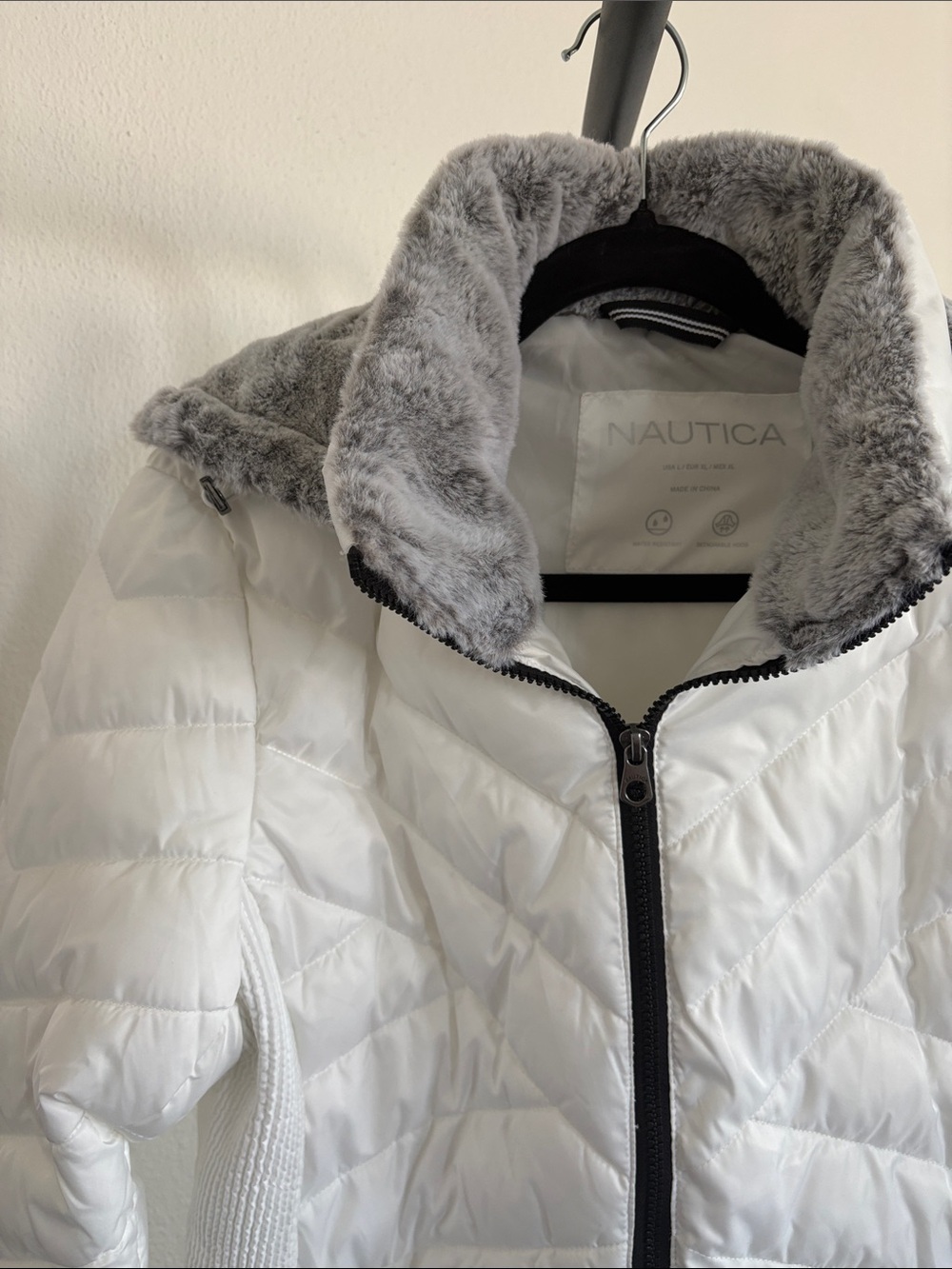 Nautical Puffer Jacket NWOT Size L - Picture 3 of 11